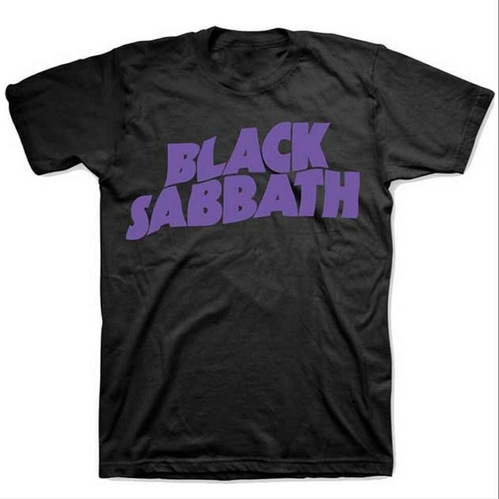 Black Sabbath Purple Logo Heavy Metal Fan Graphic Unisex T-Shirt